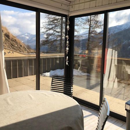 Grand Studio La Foux D Allos Avec Vue Et Terrasse Exterior foto